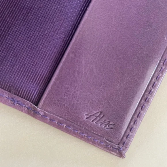 Abas leather passport holder. - Picture 5 of 5